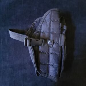 Carry All Tactical Universal Hip Holster - Black Ballistic Nylon w/ Mag Pocket